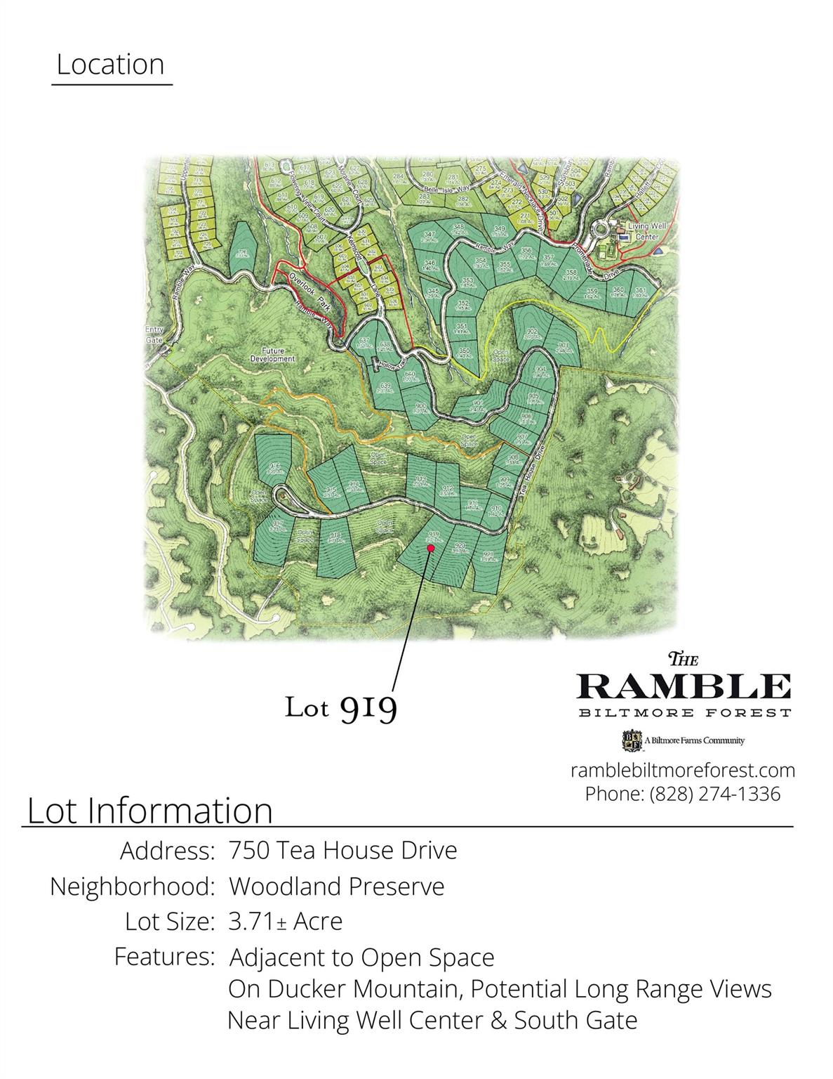 750 Tea House Drive 919