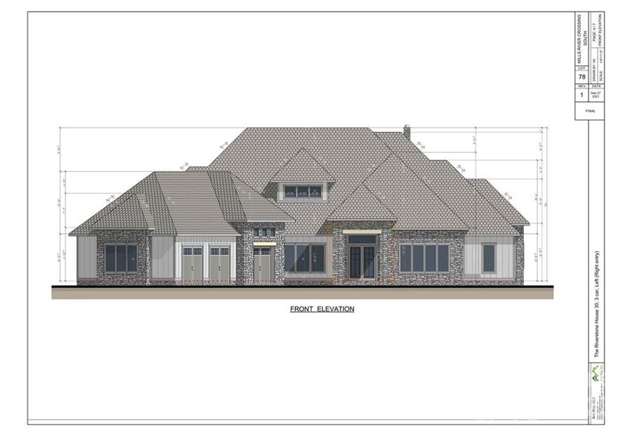 Positioned in the beautiful mountains of Mills River, this new construction home is nestled in the gated community of Mills River Crossing South.  The subdivision provides the perfect foundation to create a polished life filled with comfort and convenience. Mills River Crossing prioritizes its residents and maintains a standard of excellence.  Enjoy one-level living with high ceilings, exquisitely engineered hardwood floors, and an open concept base plan. The home also features gas fireplace on the screened deck, high-end granite countertops, a walk-in pantry, custom cabinetry, stainless steel "energy star" appliances, large walk-in closets with custom built-ins, high speed fiber optics, and a tankless water heater. In addition to enjoying a spectacular home, residents can quickly travel to the surrounding cities of Asheville, Brevard, and Hendersonville. Don't miss out on this exciting opportunity.