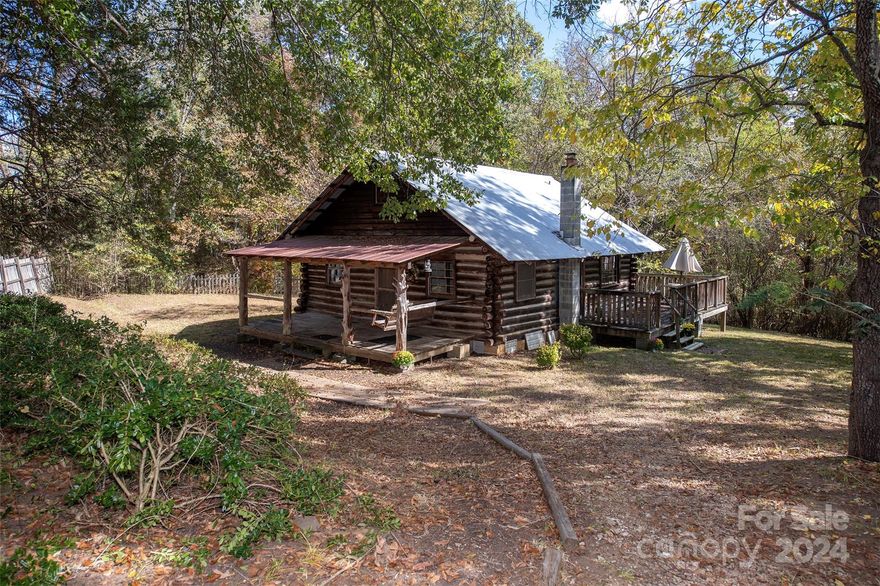 This is a beautiful piece of property, 13 acres with a charming hand built log cabin and storage shed 4 miles from downtown York, this property is one of a kind. The log cabin is structurally sound but will need a fair bit of work. The property has been priced accordingly. The HVAC system is newer and has been recently serviced. This is an ideal location, far enough out in the country for privacy, but convenient to York and Rock Hill.  The lot can be subdivided, and there is a beautiful 2 acre section that is nearly level on the south and west side, overlooking the stream - an ideal location for an additional home. Approximately 7 acres is level to gently sloped. Please see property disclosure for details. See attachments for approx. 750 ft of stream/location. This property has great potential. Priced $20,000 below appraised value. The 4.7 acres adjacent to the pond may also be available for sale. Please inquire.