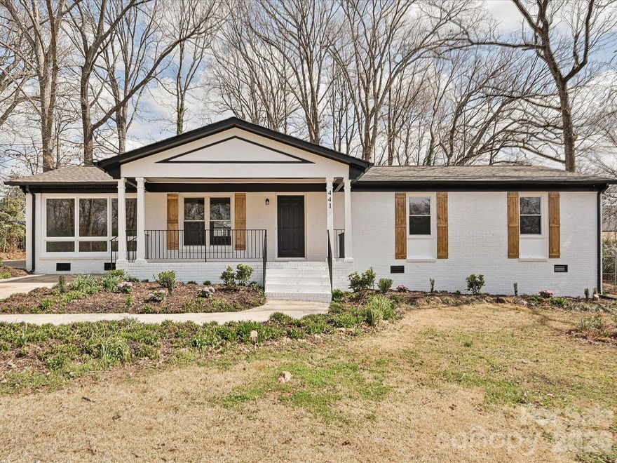 Stunning & fully renovated ranch home in Mt. Holly! Come enjoy this beautiful home that is sitting on .42 acres with NO HOA! This open concept 3-bedroom/ 2-full bath home has everything you could want. Tons of natural light with beautiful large windows, beautiful and freshly redone real hardwood flooring throughout, brand new chef kitchen ready to host parties with new cabinets, quartz countertops, backsplash and stainless steel appliances, this opens up to the bright living and dining area. Home has all new recessed lighting throughout!. Both bathrooms have completely been redone to give a Spa feel in your own home! Then enjoy your large private fenced backyard which is great to host family and fiends and make many great memories! And to make things even better give you the extra peace of mind this home has brand new tankless water heater, new roof, new HVAC, new plumbing, updated electrical. This is the perfect home to come enjoy with peace of mind and create lifetime of memories.