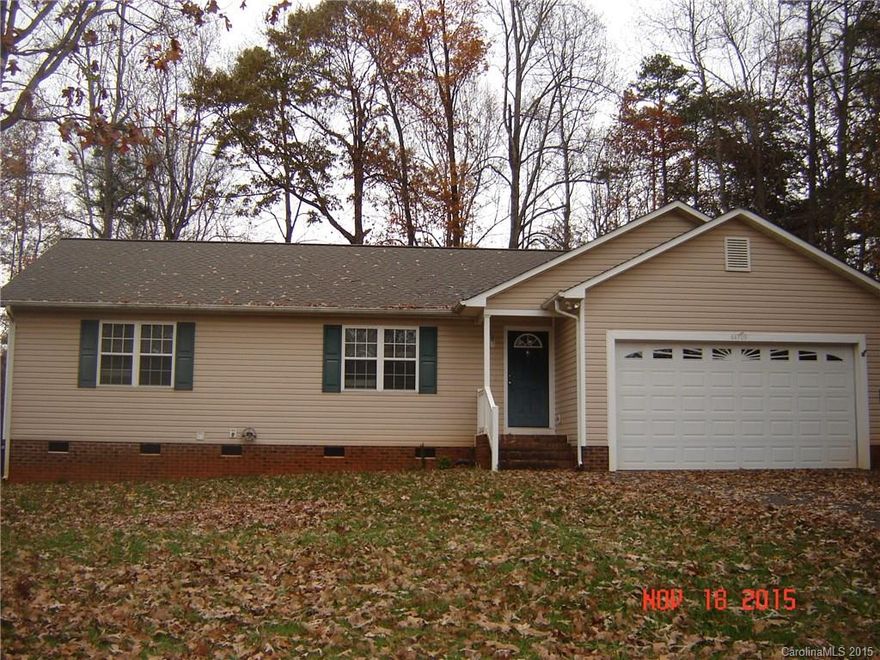 Nice home with open floor plan located in quiet neighborhood in North Stanly district.  Porch overlooking beautiful fenced-in backyard. Attached double garage.  Ceiling fans throughout.  Master bedroom with bath and walk-in closet.  This one won't last long!
