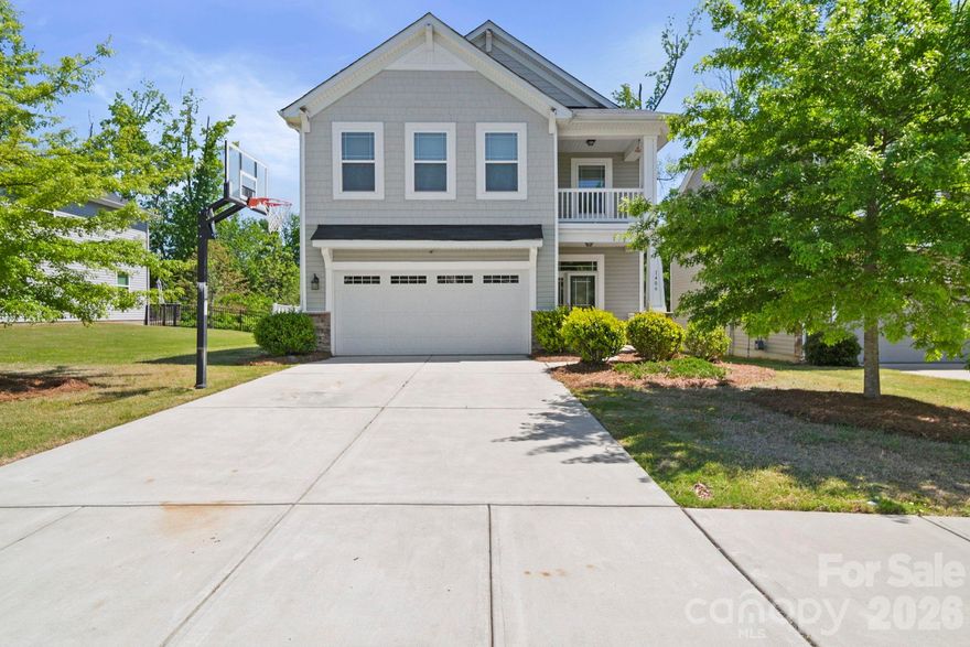 If you are looking for a nice 2 story home in the Clover School District near Lake Wylie in the new High School or Elementary school attendance area then this may be the home for you.  This home has approximately 2511 heated square feet with 3 Bedrooms and 2.5 Bathrooms.  Nice, open, kitchen with granite countertops, tile back splash, walk in pantry and island/breakfast bar. Dining room and Breakfast Room.  Great room has gas log fireplace and access to rear covered porch. Pre-finished wood flooring used throughout the main floor.  Primary suite features a large bedroom with an additional sitting area that leads to exterior balcony.  Large Primary Bathroom with double sinks, tile shower and large walk in closet with built-in shelving.  Bedrooms 2 and 3 have a bathroom that is accessible by both.  2 Covered Porches and 2 Covered Balconies.  Rear yard features vinyl privacy fencing and an outside patio with a built in gas grill. 2 car attached garage. Gas Heat, Gas Water Heater, Gas Stove/Oven and Gas Logs.  Call to schedule your appointment to see this home!