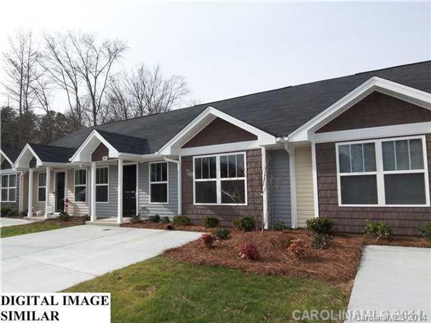 Brand new one level home in desirable Mount Holly ready for move in! Why rent when you can own? Easy carefree living with no exterior maintenance or landscaping so you can enjoy your weekends. End unit with open floor plan, large kitchen with eat at bar, each bedroom has private bath & walk-in closet and private back patio. Just minutes to I-85, 485, Uptown Charlotte, Gastonia, Mt Holly & Belmont. 100% USDA financing available.