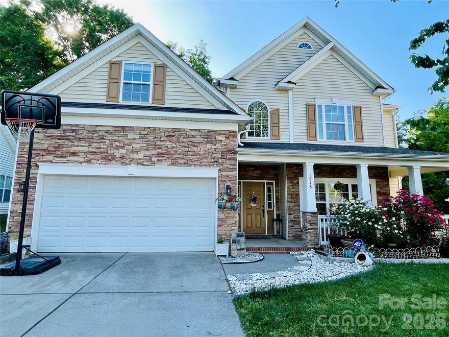 Location location location with convenience describes this well cared for home in a desirable Matthews community minutes from the new I-485 interchange. Convenient yet private in the quaint community of Squirrel Lake Village this home offers a flowing open floorplan with large family room adjacent to the spacious kitchen. Abundant natural light floods the space through the numerous windows and French doors that leads to a private patio with awning. 
Large primary suite upstairs features tray ceiling with en-suite bath featuring garden tub, separate shower and dual vanities. Huge bonus room provides numerous opportunities such as theatre room, fitness room, office, etc..
Nice relaxation awaits in the rear as the wooded buffer provides excellent privacy.  Located on a quiet cul de sac street so traffic is limited. No cut through neighborhood.