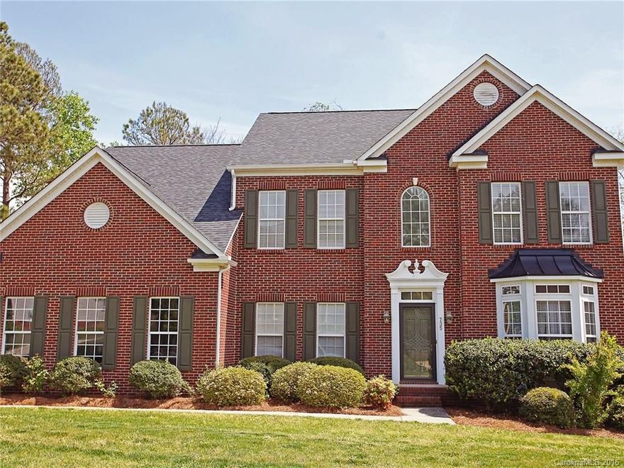 Beautiful, Bright & Airy Home with Entertaining and Living Spaces for all! Vaulted Sun Room overlooking expansive Deck & wooded privacy. Lg Kitchen w/rich cabinetry, gas cooktop, work island, wall oven, brkfst bar open to Great Room. Lush landscaping & shade trees w/ privacy along the back. New Roof, New Gutters & New AC!! Upgraded Master Bath w/modern frameless shower, Jacuzzi & tile. 5th BD/Study does not have closet. Termite bond. Located walking distance to Baxter & minutes from Charlotte!