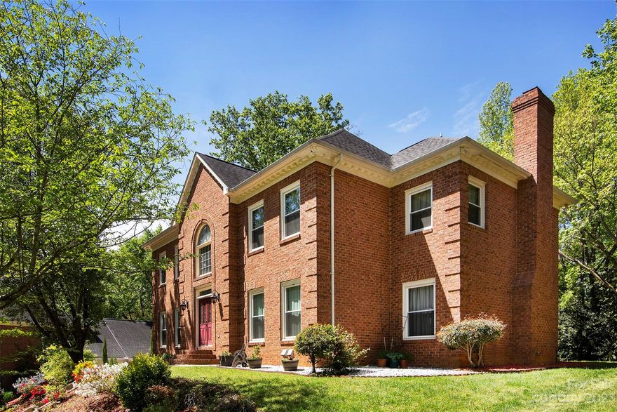 ***Price Improvement*** Beautiful two-story brick home with basement located in the Colvard Park subdivision.  This home has been well maintained by the original owners.  This spacious home has hardwood floors that cover most of the main floor of the home & hardwood stairs that lead to the second story.  Large kitchen with granite countertops and a bay window.  The second story has four bedrooms & three full bathrooms. The primary bedroom has tray ceilings, two walk in closets with windows, the second closet is a perfect flex space for an office.  The finished basement is accessible from the garage entry or by using the internal stairs.  There are two laundry areas, one in the basement and the other on the second floor.  New carpet and windows were installed in 2020, the roof was replaced in 2009, upstairs HVAC replaced in 2021 and downstairs unit was replaced in 2012. HOA maintained community park located within walking distance of the home. 1 year Home Warranty offered by the seller.