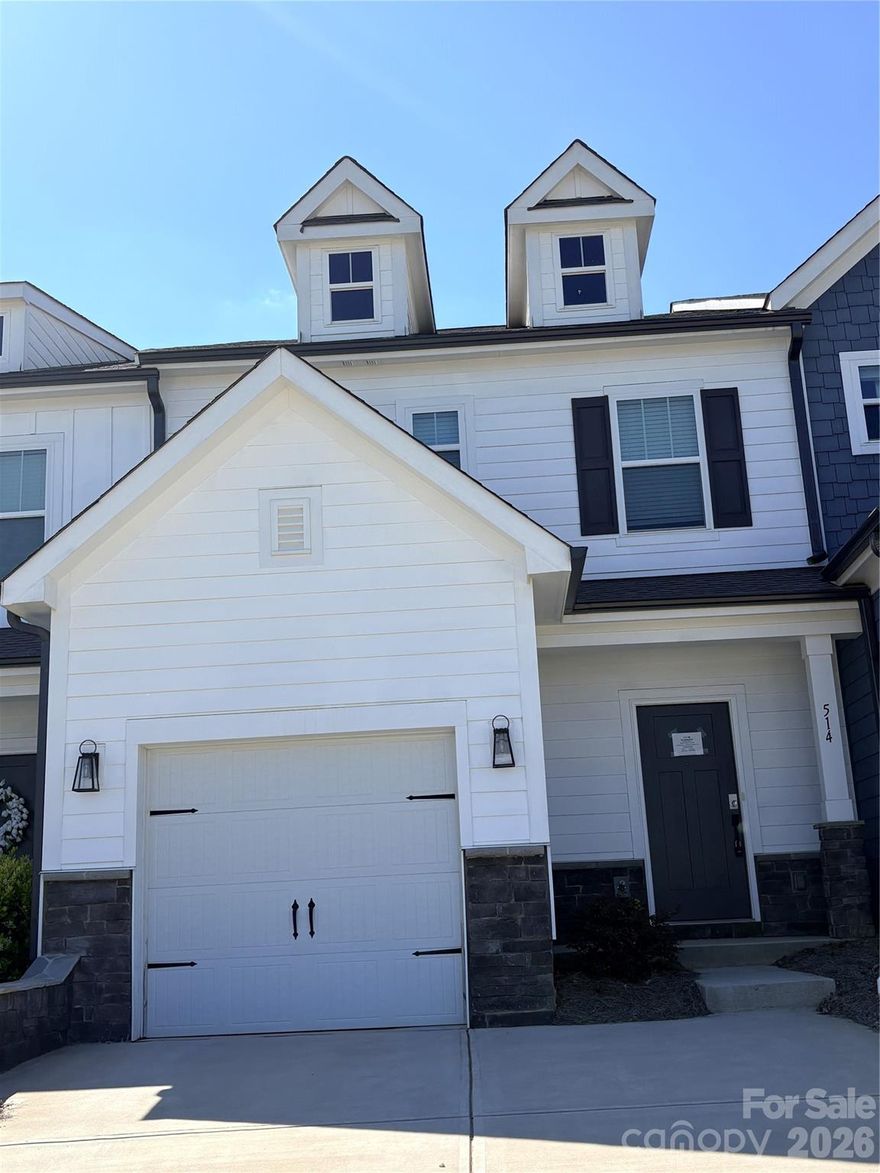 Opportunity to own almost new Home without the New Price. Open main floor features nicely appointed kitchen, dining, and bright great room! Kitchen boasts quartz countertops, SS appliances, and painted cabinetry. 1 Car attached Garage and Private Patio in Rear. The Longfield 3BR / 2.5BA includes all landscaping services for a low-maintenance lifestyle. Penley Place Townhomes offers close proximity to local restaurants and park. Property being Sold As-Is.