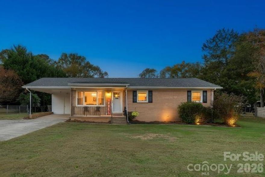 Cozy, Character-Filled Carolina Cottage Creating Comfort at Every Corner.  

Discover this delightful 3-bedroom, 1-bath home offering timeless charm and easy one-level living on a flat, oversized lot just off Union Road in Gastonia. Step inside to find neutral colors, ceiling fan, and a welcoming blend of real wood and laminate flooring throughout. The kitchen showcases vintage wood cabinets and classic paneling for a touch of character, while the bathroom features clean, durable tile.

Enjoy peace of mind with a HVAC system that’s only 5 years old! Outside, you’ll love the covered front porch, fenced backyard, carport, and multiple storage areas — plus a separate storage building for added space. The property’s half-acre+ lot provides room to garden, play, or simply relax under the Carolina sky, complete with those nostalgic clothesline poles for a bit of vintage charm.

With its convenient location, spacious lot, and inviting feel, this well-kept home is the perfect blend of comfort, character, and practicality.

“Buy land, they’re not making it anymore.” — Mark Twain