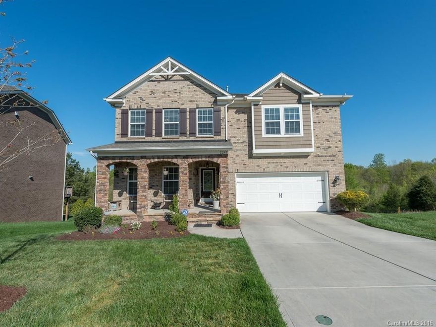 UC - BACKUP OFFERS ENCOURAGED!  Custom-built one-owner BASEMENT home in coveted Cox Mill HS district & in one of the elegant “Christenbury” communities with their amazing amenities!  Elegant home with open floorplan, oak hardwood floors, central vac, irrigation system.  More than $100K in upgrades & options (see full list in “attachments”) make this a true showplace & “dream home!”  Walkout basement pre-framed for multiple rooms, wet bar, bedroom & bath.