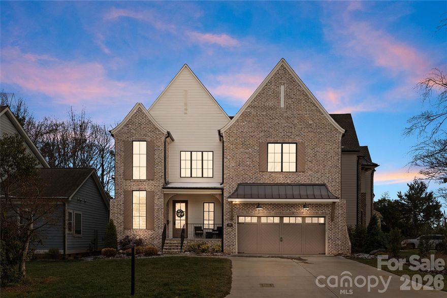 Welcome to 700 McAlway Road, an exceptional luxury duet built by PIKE PROPERTIES, ideally situated in Charlotte’s highly coveted Cotswold neighborhood. Positioned on a prominent corner lot, this thoughtfully designed duet lives just like a single-family home, offering privacy, functionality, and the comfort of a standalone residence—just minutes from some of the city’s best shopping, dining, and top-rated schools. From the moment you arrive, the home’s curb appeal and refined architectural details set the tone. Inside, a grand foyer welcomes you with an immediate sense of scale and sophistication. The main level flows seamlessly, creating spaces that feel both open and inviting. A spacious dining area is perfectly suited for hosting dinner parties, holiday gatherings, or casual weeknight meals with family and friends. At the heart of the home, the chef’s kitchen is designed to impress, featuring top-tier appliances, abundant cabinetry, generous prep space, and a walk-in pantry conveniently connected to the garage—making daily routines effortless. Whether preparing a quiet breakfast or entertaining guests, this kitchen is as functional as it is beautiful. The adjacent living room offers a warm and inviting retreat, complete with custom built-ins and a cozy gas fireplace—ideal for relaxing evenings or gathering together on cooler nights. Just beyond the living space, the rear porch extends your living area outdoors, providing the perfect setting for morning coffee, weekend grilling, or dining under the stars. The fully fenced backyard offers privacy and versatility, ideal for pets, play, or future outdoor enhancements. Upstairs, the primary suite serves as a peaceful sanctuary, featuring a luxurious, spa-inspired bathroom designed for relaxation at the end of the day. Three additional well-appointed bedrooms provide flexibility for family, guests, or home office space, while a dedicated bonus room offers endless possibilities—whether used as a media room, playroom, exercise room, office, or extra living space. A conveniently located laundry room completes the upper level, adding everyday practicality to the thoughtful layout. Built with exceptional craftsmanship by Pike Properties, this home reflects meticulous attention to detail throughout. With no HOA, you’ll enjoy the freedom to truly make the home your own, all while living in one of Charlotte’s most established and desirable neighborhoods—just minutes from Cotswold Village, SouthPark, and Uptown.