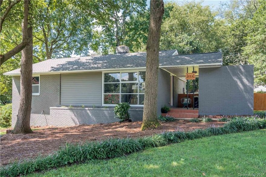 Contemporary Remodel in trendy Collins Park! Like NEW construction w/ new plumbing, electrical, HVAC, Roof, and more! HUGE front floor to ceiling window offers great modern character and floods natural light throughout living rm and kitchen. Spacious kitchen has quartz counter tops, new SS appliances and separate dining area. NEW Master addition has large walk-in closet, a beautiful bathroom w/ double vanities and subway tile shower w/glass door. Cozy side patio adds to the charm of this beauty!
