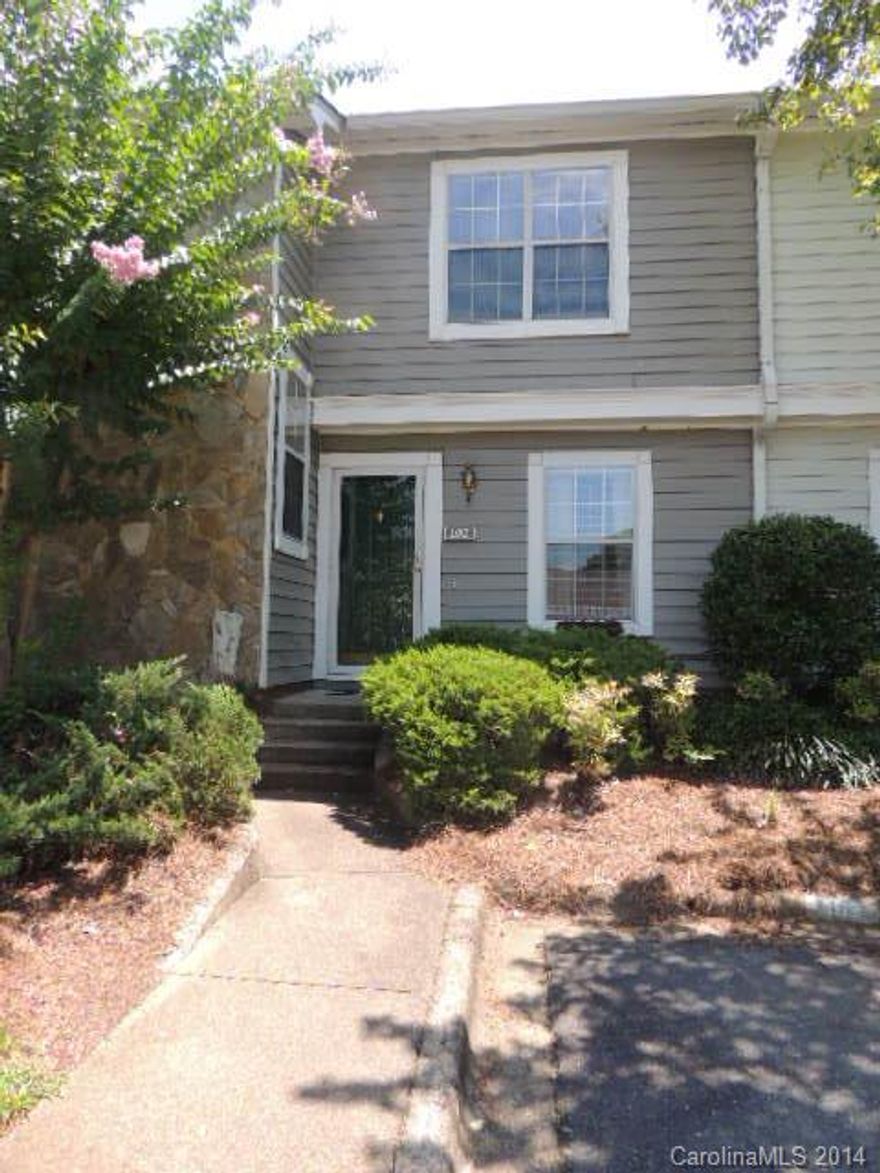 Welcome Home to 102 Heritage Parkway! This condo is ready for move-in w/new carpet, ceramic tile flooring, paint & updated baths. Kitchen w/lots of cabinet space, bar seating as well a breakfast area. Wonderful patio area out back-sit & relax or entertain! this unit in building has a waterview of pond. Neighborhood: pool, pond, walking trails, golf course, playground, tennis courts. Monthly HOA fees include: water/sewer, lawn maintenance, trash pick-up (twice a week). 1 year home warranty!