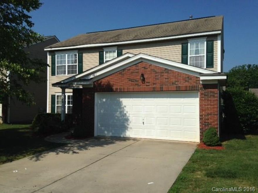 Great house that is big in all the right places.  Living room has Red Hickory vinyl plank floor that is attractive, easy to clean, and durable.  Dining room is open to kitchen and has sliding glass doors to patio.  Kitchen is spacious with lots of cabinets and pantry.  Behind the kitchen  is a guest bedroom, full bath and laundry room .  Upstairs, there is a loft, a bedroom, full bath and master suite.  Large 16.5 by 18.5 ft master bedroom with walk in closet and master bath with 2 sink vanity.