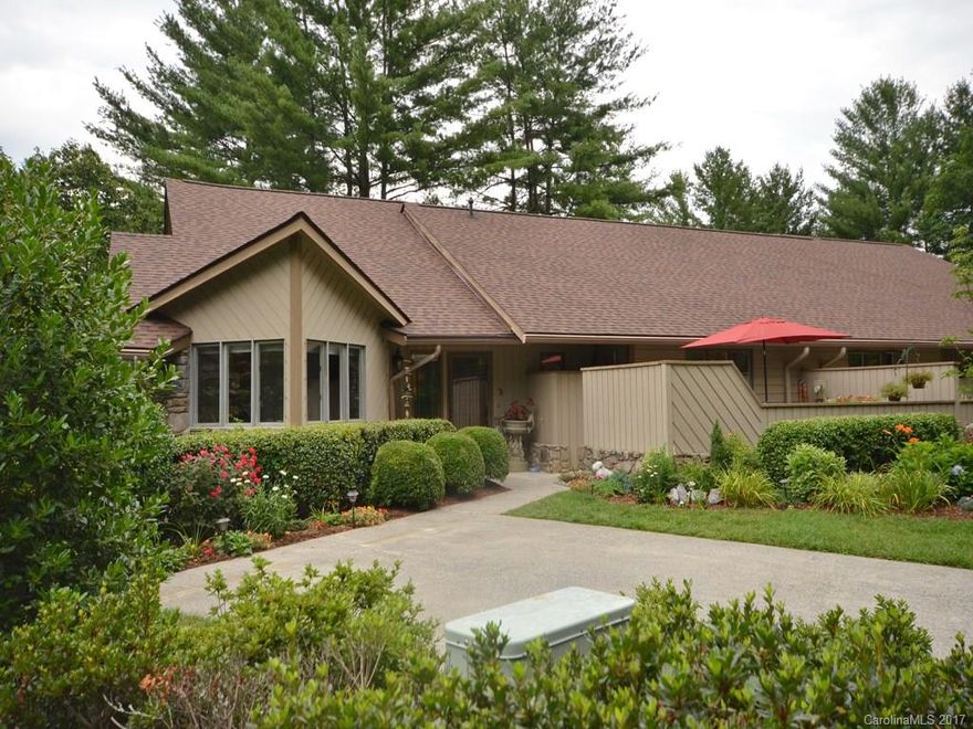 Like new one level at Timbers. Kitchen, baths, and entire unit updated in 2013. New gas furnace 2016. Washer and dryer 2 years old. New light fixtures. Attic and basement insulated. New blinds in kitchen and living room. New roof. Private patio. Deck with valley view.