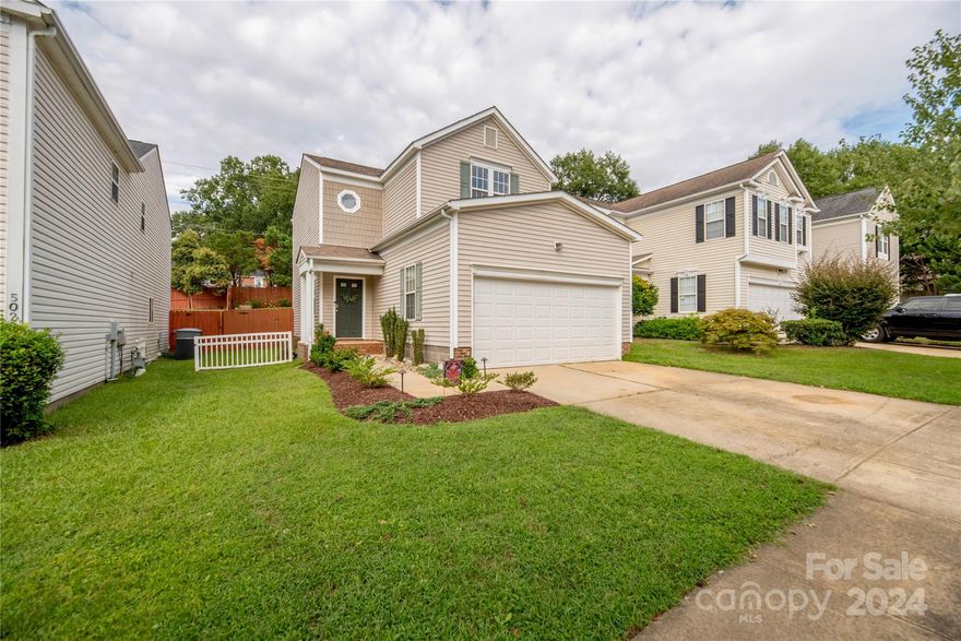 Price Improvement! This charming 3-bedroom, 2.5-bathroom home with spacious 2 car garage is nestled in a quiet neighborhood. Featuring an open living room, updated kitchen with stainless steel appliances, and a private backyard that has been upgraded with paver patio and walkway. This home is perfect for entertaining or enjoying a quiet evening outside around the fire. Convenient to highways and all Cotswold/Oakhurst has to offer including Common Market, Night Swim Coffee and more new businesses opening soon. Community has a low HOA and a nice pool - be sure to check this out when you tour! Schools listed per Polaris for 2024/2025 - buyers/agent to verify anything deemed important to buyer. Mirror in guest bathroom will be installed prior to closing.