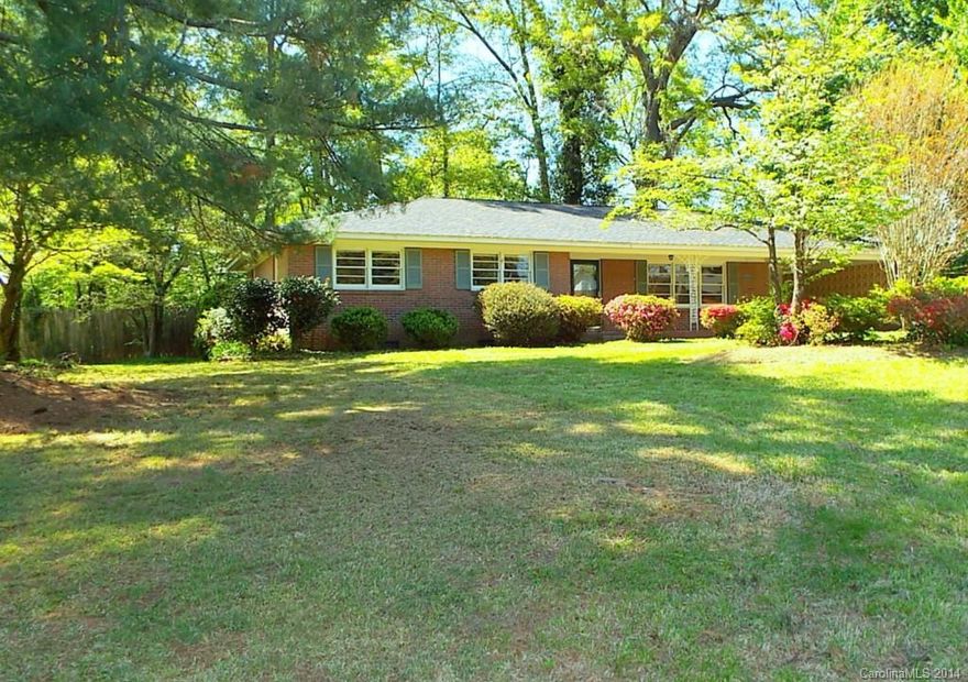 All Brick home with hardwoods throughout. Roof two years old. Country setting and back yard with six foot privacy fence. Kitchen opens to dining room. Storage building in back. Home has well and septic for low utilities. Great location minutes from I-85, CMC Hospital and Shopping. Walk just over one mile to Cabarrus Park.