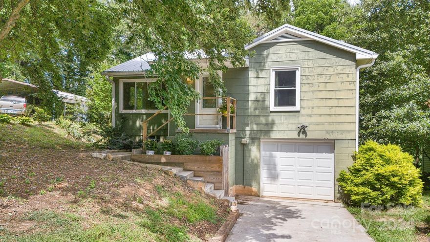 Don’t miss this cozy 1950’s gem in the desirable Kenilworth Forest neighborhood. Located on a quiet dead end street, this prime location is just minutes to Downtown, Whole Foods, and all the conveniences of East Asheville. Stroll through the awesome neighborhood and you’ll enjoy walks along Kenilworth Lake or the Kenilworth Forest community park. Inside the home you’ll appreciate the original hardwood floors, wood burning stove, updated windows and ample natural light. Speaking of natural light, this home is set up with solar panels that will eliminate your electric bill. Downstairs, the full basement has interior and exterior access and is the perfect blank slate for your vision. Step outside and enjoy the deck, private backyard, mature trees, and plenty of garden space. There’s so much potential with this property. Book your showing today.