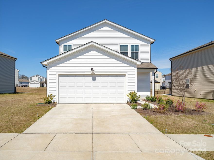 This Two-story Raven floor plan features an open concept, guest suite on main, spacious loft and loads of storage. Ideal Location close to Franke Liske Park and easy access to restaurants and shopping situated between Afton Village and Harrisburg. Community amenities to include pool, cabana, playground and cable/internet packages. Blinds, new refrigerator, wall mount in each room, storage shelf in garage, rear patio furniture set and pergola, loft couch, new washer and Dryer, adjustable desk in bedroom closest to the upstairs restroom are all included! Remaining Home warranty will also be transferred with sale.