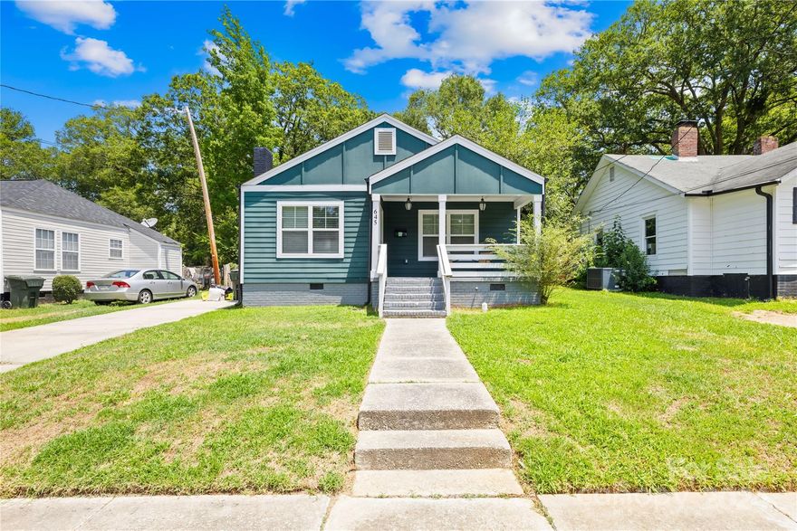 Classic appeal with modern living. Totally remodeled in 2019 in the heart of downtown Rock Hill! Work done then included new fiber cement siding, new energy efficient windows, new architectural shingle roof, new vapor barrier in crawl space, new gutters, and new driveway and walkway. Interior updates included new electric heat pump and tankless hot water heater, ALL NEW electrical and plumbing, new high-end modern light fixtures, glamorous bathrooms with beautiful fixtures and new plank tile flooring, and an amazing luxury kitchen complete with new cabinets, new granite countertops, subway tile backslash and stainless appliances! Improvements made since then include solar panels that transfer at no cost to the buyer, and extensive crawlspace work to insure this home lasts well into the decades ahead. Seller's job transfer makes this amazing gem available to you. Convenient location that's walkable to downtown Rock Hill, with just a short commute I-77. And there's NO HOA!