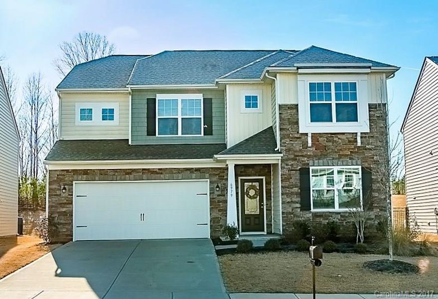 Great schools and close to Ballantyne! A stunning home featuring 5” hardwoods throughout main level. Spacious open floorplan and a kitchen perfect for entertaining; granite, SS appliances, abundant cabinet space, and large pantry. Located on a quiet street, backing up to wooded nature reserve. Four bedrooms with large bonus room (opt 5th BR), three full double vanity baths, and laundry upstairs.