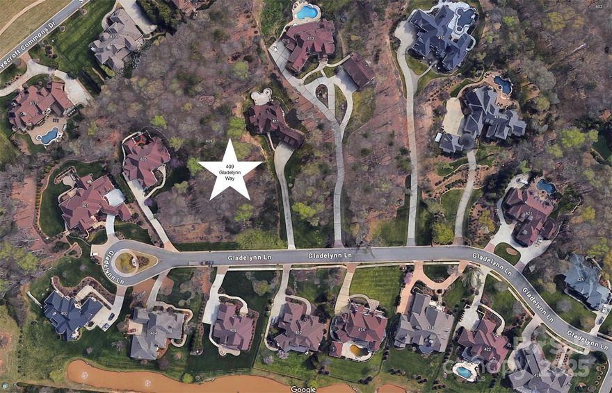 409 Gladelynn Way is a premier 1-acre lot in the exclusive gated community of Chatelaine in Waxhaw, NC. Situated in the highly sought-after Weddington School District, this property offers an incredible opportunity to build your dream home in a serene yet convenient location. Enjoy upscale shopping, dining, and entertainment just minutes away at Waverly (8 miles) and Blakeney (10 miles). Golf enthusiasts have access to top-tier courses, while nature lovers can explore nearby parks and trails. With easy access to Providence Road and I-485, Uptown Charlotte is just 23 miles away, offering endless cultural and business opportunities. This lot combines luxury, privacy, and accessibility in one of the most desirable communities in Union County.