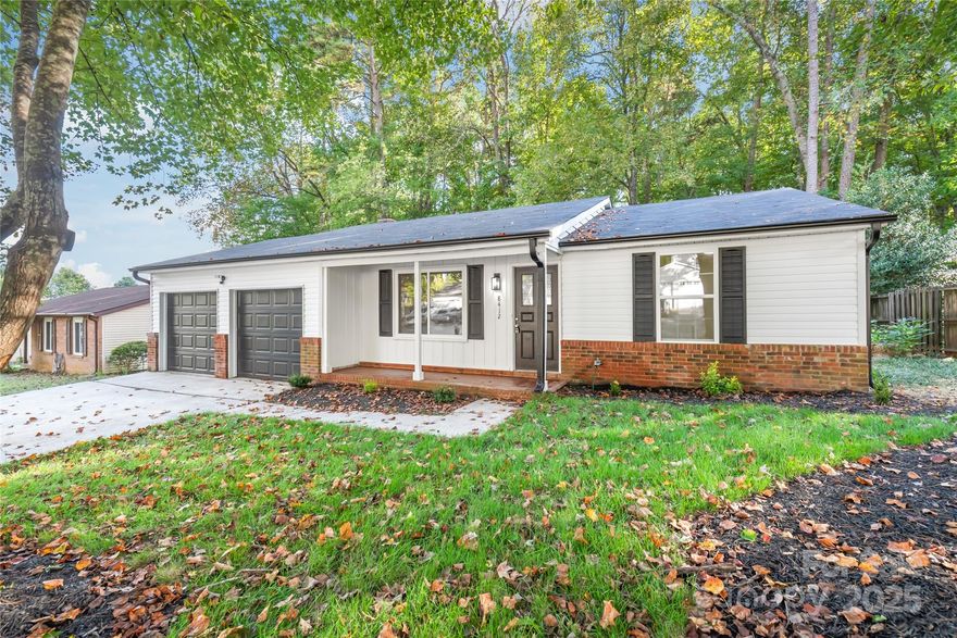 This fully renovated newly updated home with all new HVAC SYSTEM, AND DUCTWORK, WINDOWS, NEW ROOF,  LIGHTING, NEW GARAGE DOORS WITH NEW MECHANICAL GARAGE DOOR OPENERS, NEW FRONT YARD SOD, all new flooring, new drywall and paint, upscaled BATHROOMS with charming vanities, hardware, new tile surround work, faucetts & gorgeous new tile.  This house was renovated and the walls taken own to the studs to create a more open spacious home with an counter level island and seating for 3-4, with new pendants.  Create family fatherings around the island and two open areas that are great for entertaining a large crowd.  New deck, open to a large backyard with a canopy of trees for your summer events.  This home has newly added charm with a modern floor plan.  White Cabinets and generous cabinetry under the granite topped island with a corner cabinet lazy susan.  Everything in the interior of the home surfaces is fresh and new.  A well built home with new FINISHES THROUGHOUT.