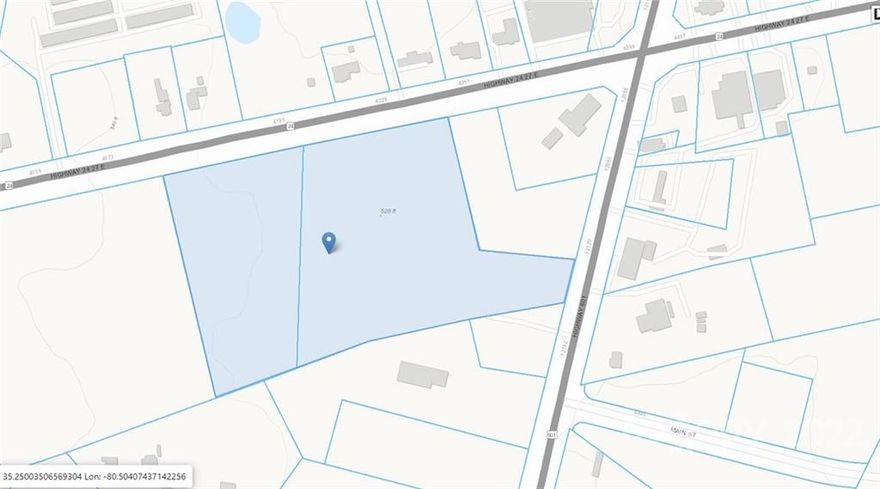 13.65 acres with prime location in Midland.  Located at the intersection of Highway 601 and Highway 24/27 with road frontage on both highways, wrapping around the Speedway gas station.  Approx 828' road frontage on Hwy 24/27 and approx 125' on Hwy 601.  Access to sewer off Hwy 601 and access to water and sewer on Hwy 24/27. SEWER ACCESS WILL ALSO BE INSTALLED AND AVAILABLE HOPEFULLY BY SEPT 2023 ON THE HWY 24/27 SIDE.  Two taps will available.  Installation to start in April 2023.  Zoning allows for subdividing with a minimum lot size of 24,000 sq ft and a minimum width of 360'.***Property is two parcels.  See agent remarks for tax pins, deed books and owner names****Listing agent is married to one of the owners***Sewer lines currently being installed on the Hwy 24/27 side***