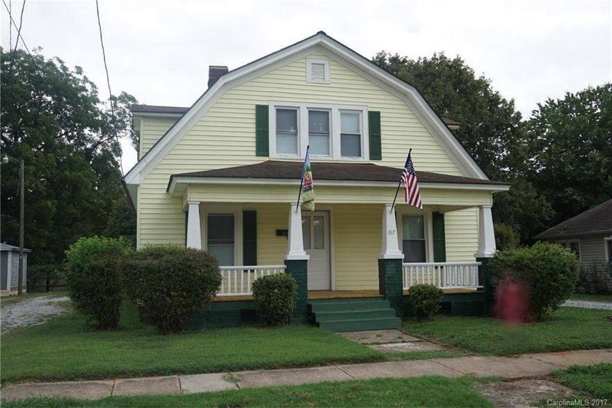 Very nice 4 bedroom 1 1/2 bath home across from Cannon Park.  House has been beautifully renovated.  Large kitchen, huge bedrooms.  New gas range, like new refrigerator.  Lots of cabinets and counterspace.  Heated and cooled on both levels, but due to extreme heat from this summer, seller installed window AC units.  Just there to aide if necessary!  Storage building in rear.  Great buy!