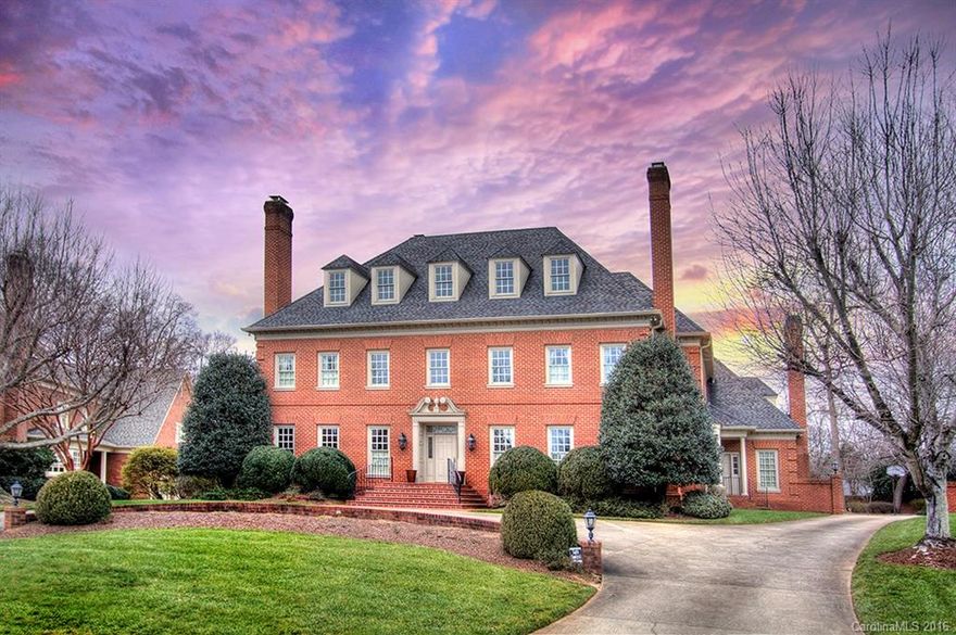 Simply stunning - the home you have been dreaming of.  Stately brick two story is the epitomy of Southern Elegance with its sweeping curved staircase, judge's paneled office, gorgeous hardwood floors and thick moldings thru out.  Two story great room opens to classic brick terrace with covered porch, grilling station and gorgeous heated salt water pool.  Excellent location on quiet cul-de-sac street just minutes from Southpark and Uptown.  Walk to restaurants and shopping.