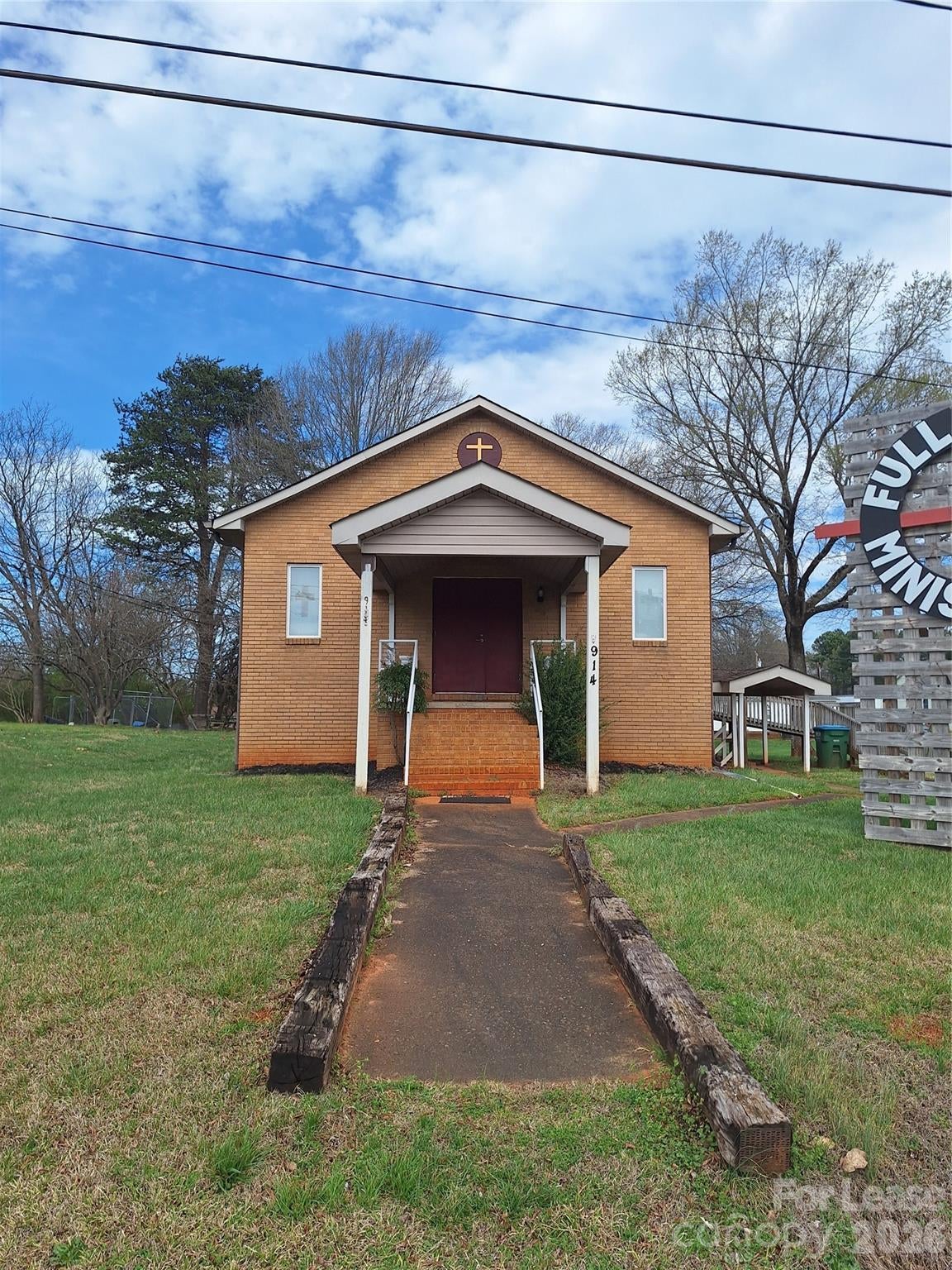 Front of chruch