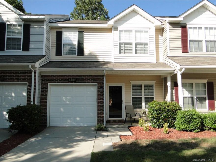 Immaculate townhome with fresh paint, new flooring throughout.  On cul-de-sac street and backing up to green space. New washer and dryer.  Upstairs is a generous sized loft for media or office space in addition to 2 bedrooms. White wood blinds and window treatments stay.  Rental application in documents. $50 application fee (cash or money order) for every tenant over 18 must accompany rental application. Parking available for 2 cars only,1 in garage and 1 in driveway; no overnite street parking.