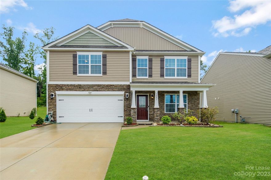 Beautiful, dark hardwood floors welcome you into the home with a bonus room or office and a formal dining room with crown molding. The gorgeous eat-in kitchen is adorned with a tile backsplash, granite countertops, stainless steel appliances, an island and wood cabinetry. Sliding doors in the breakfast area open to the patio in the fenced back yard, a perfect spot for grilling! A breakfast bar overhang/half wall is shared with the living room with a cozy fireplace. The primary bedroom features an en suite bath with a garden tub and a stall shower. Three more bedrooms and a huge loft share other 1.5 baths.

Pets are conditional based on Pet Screening results and will require a Non-refundable pet fee and monthly pet rent.

Security deposit will be the minimum of one, but not more than two months rent.

Each lease will be enrolled in our Resident Benefit Package for $39.00 per month. This package can include renter's insurance.

Some pictures may be photoshopped to enhance them.