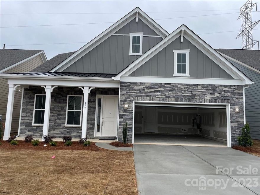 MLS#3890133  Winter Completion! The Brookshire plan in Esplanade at Northgate is a spacious one-story floor plan with an inviting foyer that welcomes you home.  An open-concept kitchen and casual dining area invite you further into the home, featuring 42" cabinets with crown molding, a spacious food-prep island, a corner walk-in pantry, and bulk storage. Decompress after a long day in a luxurious owner’s suite that includes two walk-in closets, a spa-inspired owner’s bath, dual sinks, and a walk-in shower featuring designer tile. A sec. bedroom and bath located off the owner’s entry complete this beautiful plan. Enjoy the resort lifestyle where every day is a vacation (55+). Resort pool, outdoor spa, fitness, over 4 miles of paths/sidewalks. Structural options for 414 Northgate Boulevard include: expansive owner's shower, tray ceiling at foyer, fireplace, window(s) at gathering room, rear extended covered outdoor living, tankless water heater, study flex room, valet and laundry tub.