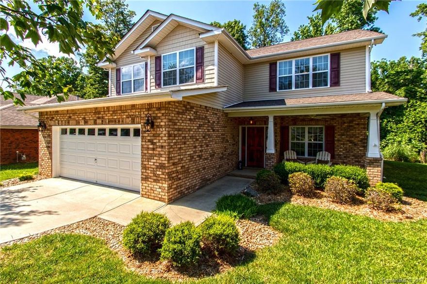 Highly sought after master down floor plan in a Spectacular neighborhood! This home has very lavish accents throughout & is move in ready. The layout flows flawlessly and features a spacious great room that opens to the dining area and kitchen that features a breakfast bar, rich wood cabinets & SS appliances. The upper level bedrooms are also very nicely sized and a roomy bonus makes this the total package!