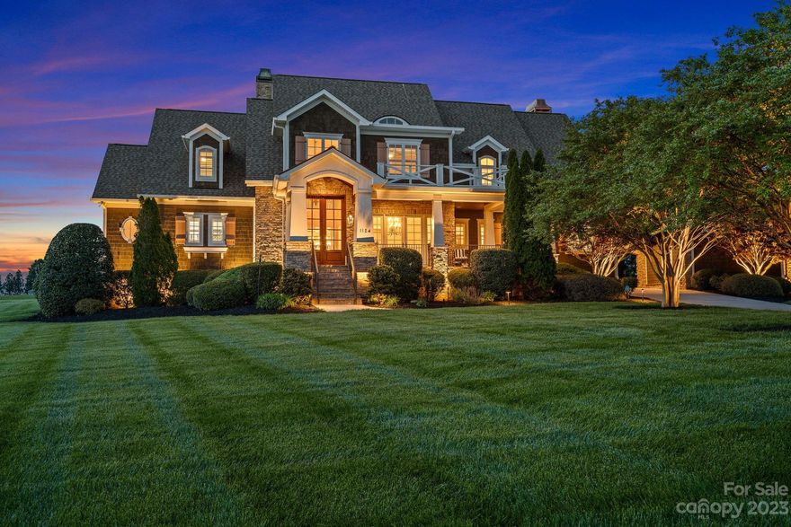 Looking for privacy, tranquility & a beautiful landscape? Then, THIS IS IT!! Welcome to this stunning custom designed estate home in the gated community of Teeter Farms Estates. This move in ready property is equipped w/ newly installed landscape lighting & roof, Bose in ground outdoor speakers & oversized 3 car garage. The expansive windows & hardwood floors flow thru the main level w/ primary bedroom & luxurious ensuite w/ see thru fireplace, infinity edge tub, frameless shower & huge custom built closet. Gourmet kitchen equipped w/ all high end stainless steel appliances & gas range. Designer touches add to the breakfast room, living room & family room. Upper level boasts 3 secondary bedrooms, 2 full baths, bonus room & office that rests above the port cochere which leads to an add'l 800sf unfinished area over garage. Capture every sunrise & sunset from one of 3 covered porches overlooking the 2 acres of natural beauty. The possibilities are endless in backyard w/ septic in front.