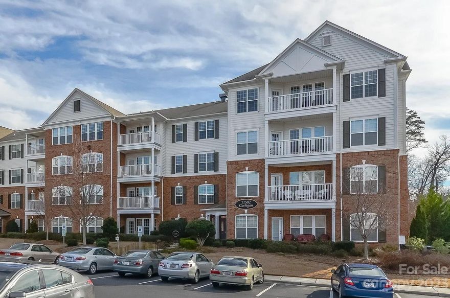 Last chance to submit an offer - the owner will be removing this listing on Jan 31st. A stunning 3 bedroom, 2 bathroom condominium, beautifully located in the heart of one of South Charlotte's top neighborhoods, Ballantyne. This spacious third-floor unit boasts an impressive 1,517 sq ft of living space, complemented by a balcony that offers an ideal spot for relaxation and entertainment. The condo is fully equipped and ready to meet all your needs. It features a modern open-plan layout, flowing from the living room to the kitchen area. Situated in the Belle Vista gated community, residents can access a range of amenities including a community pool and a clubhouse. You'll find various restaurants, entertainment venues, and shops within walking distance. Despite being at the heart of the action, the Belle Vista community offers ample parking and the comfort of a tranquil living environment. Don't Disturb Tenants. Showings are accepted for Thursdays only between 3pm-5pm. No rental caps.