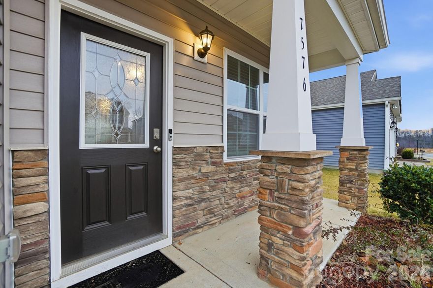 PRICE REDUCTION as well as an Assumable Rate of 4.75%! Located in popular Nolen Farm and only 3 years old! One of the flattest backyards - check out the sunsets! Come tour this stunning home built in 2022, offering the style & comfort of new construction with the bonus of being move-in ready! Desirable community complete with outdoor pool, pickleball, volleyball, & basketball courts, dog park, walking trails, & more! Step inside to find an open-concept layout filled with natural light, spacious living area, and a gourmet kitchen featuring stainless steel appliances, granite countertops, and soft-close cabinetry. The primary bedroom is HUGE w/ vaulted ceiling, full bathroom, and walk-in closet, while 3 additional bedrooms provide ample space & possibility for home office. Desirable school district. Only 30 minutes to Uptown Charlotte & 10 minutes from Lake Wylie!