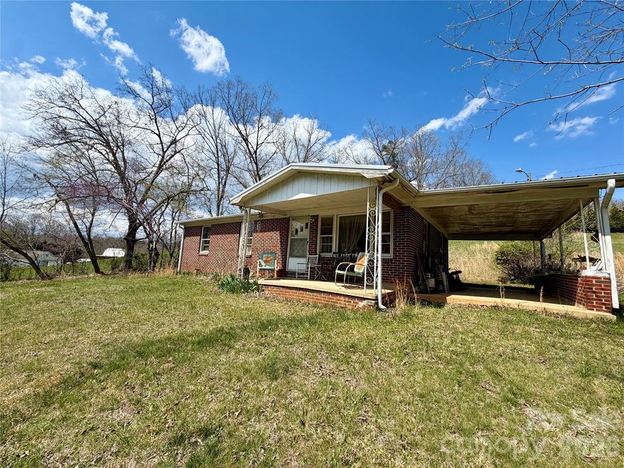 Investor alert!  This is a great fixer upper, fix and rent or flip, build on the upper lot.  Sweet family home on 1.48 beautiful open acres in Alexander.  3 bedroom 1 bath brick ranch sits in an idyllic setting in the country.  Upper field provides another beautiful building site with easy access.  Visit the neighboring farm stand for local goodness. This home is sold as is.  Bring your vision to life on this mountain property.