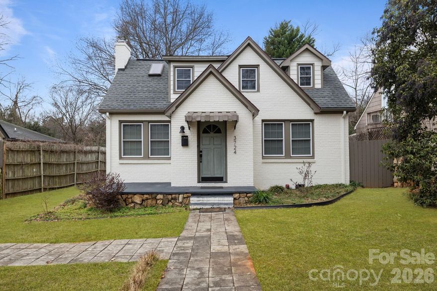 Move-in ready and full of charm, located just minutes from Uptown—with no HOA. A large, level, fenced backyard with a deck offers privacy and the perfect space to relax or entertain. Natural light fills the interior, highlighted by wood and LVP flooring throughout. The living room features a cozy fireplace, ideal for quiet nights in or hosting friends. The kitchen delivers with ample cabinetry and generous counter space. The main level includes two bedrooms, an updated bathroom, living room, kitchen, mudroom, and laundry room. Upstairs, a flexible space serves as a home office, bonus room, additional bedroom, or private retreat. Roof replaced 2024, HVAC replaced 2023. A rare opportunity to own in one of Charlotte’s most desirable neighborhoods, Commonwealth Park. Schedule your showing today!