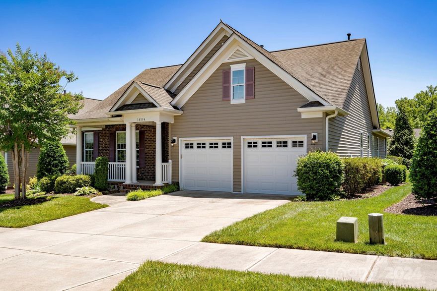 Welcome to Baileys Glen, where luxury meets leisure in the heart of Cornelius, NC. Experience a vibrant community designed for active adults seeking the ultimate in resort-style living. Popular Peyton Model with lots of upgrades including granite counters, stainless appliances, large screened back porch and walk up unfinished attic above the garage. Home features dining room, large kitchen with ample storage & counter space, informal eat in area, large living room with access to rear screen porch and private, flat back yard. Bedroom wing features large laundry room with sink and cabinets, 2 secondary bedrooms and large primary suite with custom closet and dual vanities in the bathroom. Enjoy the resort style amenities in the highly sought after Baileys Glen neighborhood from this fantastic home in a great location within the community.