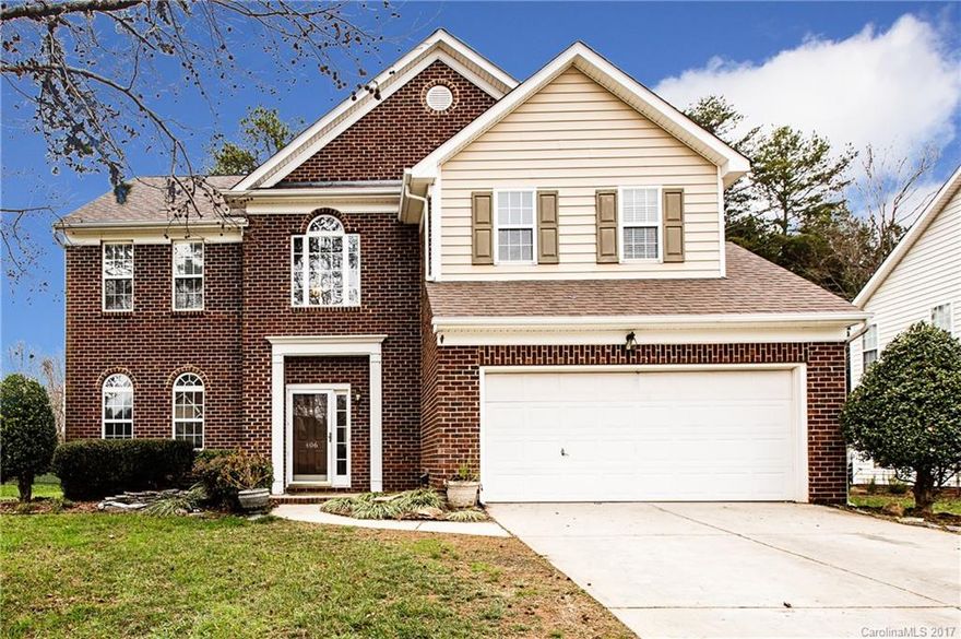 Great location within THE GATES subdivision close to the community pool.   Located in Denver of the Lake Norman area.   Home is beautiful. lot of light, open and well maintained.   Freshly painted, new carpets, new hardwoods in foyer and new lighting.   2 story, 4 BR with laundry on upper level.  Granite, ceramic tile, 10" ceilings, great landscaping and spacious outbuilding 10' by 14'.  Community Pool and Playground.  Must see.
