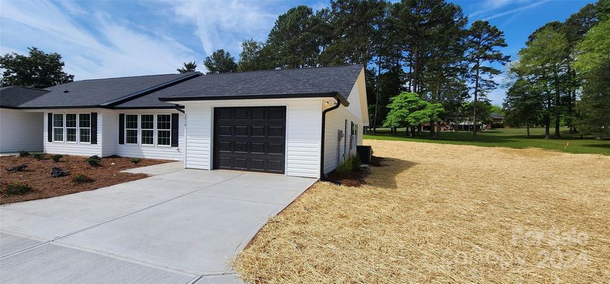 Great new construction! All one level living with attached garage and feature an open great room, double sinks in the main bathroom, and a great spot to relax outside on your private patio. Nice setting with a convenient location near Stanly Community College on the west side of town. Buy both units! 2016 Crown Point is also available.