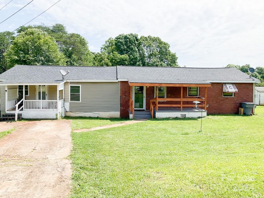 Welcome investors and homeowners to this fantastic opportunity.  This 0.37 acre lot has both a 3 bedroom, 2 bath home on one side of the duplex and a 2 bedroom, 1 bath home on the other side. Live on one side and rent out the other or rent out both sides. According to Rentometer this duplex should bring in between $2300 - $2700 per month in income. Significant improvements have been made; however, the owner is selling AS-IS for cash or conventional financing.