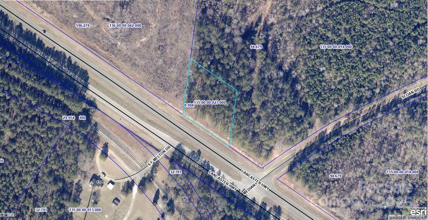 +/- 0.904 Acres directly on Lancaster Highway (SC-9) in Richburg, SC. Located just minutes from I-77 and major transportation routes. Ideal road frontage for exposure. This parcel is at the intersection of Sloan Road and Lancaster Highway. Zoned R-2 but surrounded by industrial zoning.