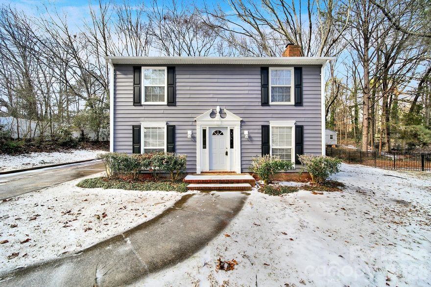 Welcome home to this beautiful three bedroom, two and half bath home near the Arboretum area in South Charlotte! Renovated kitchen with granite countertops, hardwood cabinets, and newer appliances. Formal dining room plus breakfast area in kitchen. The cozy living room features a decorative only fireplace. You'll love the area!