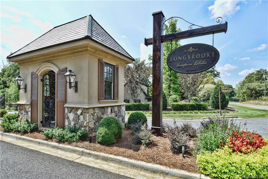Longbrooke - European Country Estates. Upscale, gated, private community just minutes from Ballantyne, with lower SC taxes. Gorgeous wooded lots available for custom built dream homes. Drone Vimeo:  vimeo.com/138663835