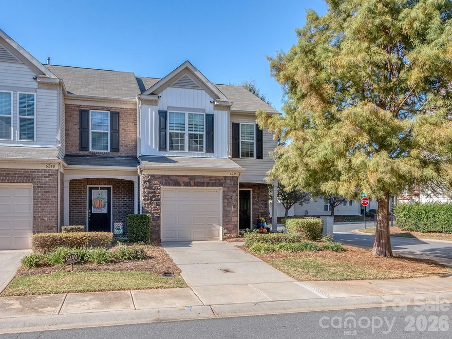 Remarkably maintained 3-bedroom, 2.5-bath end-unit townhome located on a desirable corner lot in the gated community of Park South Station in Charlotte, NC. With fresh paint throughout, new flooring on the main level, and new carpeting upstairs, this home is truly move-in ready.

Step inside to discover an open floor plan filled with natural light, perfect for both everyday living and entertaining. The spacious living and dining areas flow seamlessly into the kitchen, creating a welcoming atmosphere. Upstairs, you’ll find all three bedrooms, including a generous primary suite with a walk-in closet and an en-suite bathroom.

Enjoy outdoor living on the private back deck, ideal for morning coffee or evening relaxation. Best of all, exterior maintenance and deck upkeep are handled by the HOA, giving you more time to enjoy the lifestyle this community offers.

This home is located in a particularly convenient location in the neighborhood, close to the dog park, clubhouse, and situated right next to extra visitor parking.

Park South Station is more than just a neighborhood, it’s a vibrant community with top-tier amenities. Residents enjoy a Jr. Olympic-sized swimming pool, a fully equipped fitness center, a clubhouse, playground, dog park, separated for both small and large dogs, and a greenspace. The neighborhood offers many social committee events as well as a regular food truck rotation for added enjoyment and convenience. For those who love the outdoors, the neighborhood offers direct access to the Little Sugar Creek Greenway, perfect for walking, jogging, or biking.

Conveniently located near SouthPark, Uptown Charlotte, the airport, and major highways, this home offers easy access to shopping, dining, and entertainment.

Don’t miss this opportunity to own a stunning townhome in one of Charlotte’s most sought-after gated communities. Schedule your private tour today.