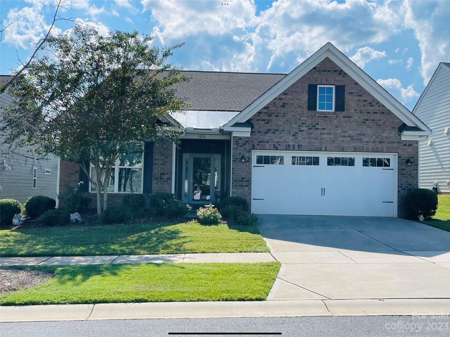 Welcome to GATED TreeTops, the Premiere 55+ Subdivision in SC.  This beautiful Canton model is a ranch, with 2 bedrooms and 2 full baths in a split plan. The large kitchen with oversized granite countertop island is wonderful for gatherings. The dining area and large family room with fireplace are steps away.  A beautiful screened in porch await you and flow onto a beautiful patio and landscaped irrigated yard.  The Master Bedroom is on the back of the house with full master bath, walk in shower, and dual sinks, water closet and walk in closet. The 2nd bedroom is on the front of the house with its own tub/shower combo. This model is very popular for its drop zone as you come from the garage. This model also comes with the Rinnai hot water heater.
When you buy this home in TreeTops you are buying a lifestyle. Enjoy the walking trails, beautiful lake, kayaking, Pickleball, tennis, bocce ball, amphitheater, clubhouse, fitness rooms and of course all the Cabins for cards, sewing and more.