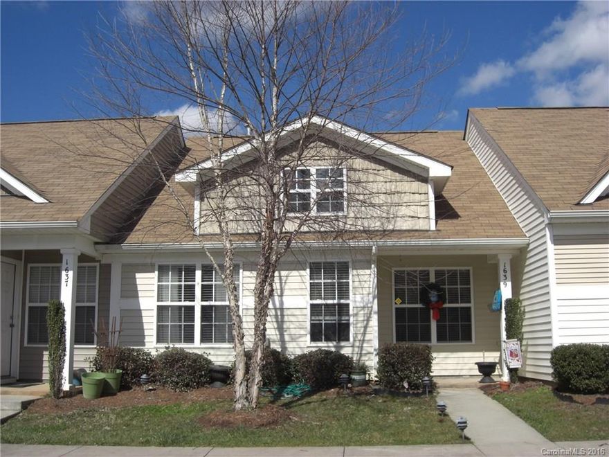 FORMER MODEL town home only minutes from Ballantyne! Upgraded Kitchen has Recessed & Upgraded Lighting, Upgraded Cabinets, Upgraded Carpeting, a Breakfast bar & Kohler Stainless Steel sink. Nice sized Master BR w/ Vaulted Ceiling and Walk In Closet. Maintenance Free Vinyl Exterior. HOA includes exterior maintenance, lawn and common area maintenance, pool & trash p/up. The total HOA fees are $1445.28 total annually. Low, Indian Land taxes & Great Schools! Approved Short Sale, can close quickly.