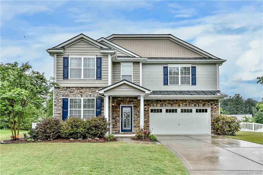 Pride of ownership displayed throughout in this immaculate, turnkey home on culdesac lot. Not a square inch wasted in this perfect open floor plan. Stainless steel appliances, recessed lighting, Office with french doors, Laundry on the second floor. Amazing fenced-in backyard with lots of grass and privacy views of well manicured common areas. Beautiful walking trails throughout. Seller has included a Home Warranty for the buyer. See attachments for all the added features; this one won't last!